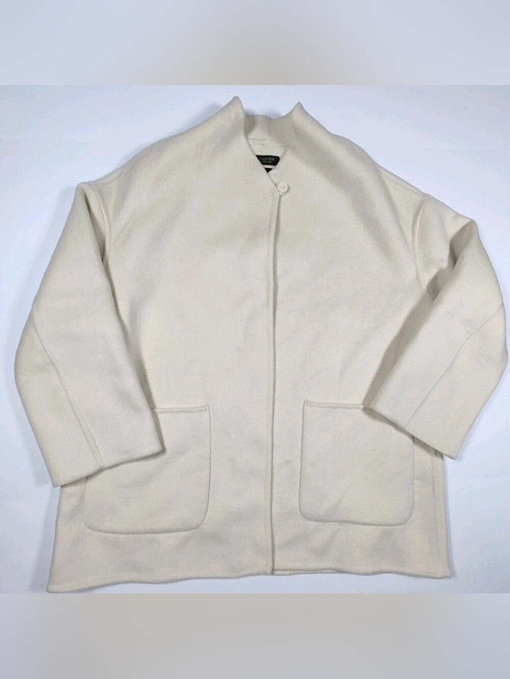 NWT Zara Wool Collection Cream Cardigan Oversized XS (L Regular)